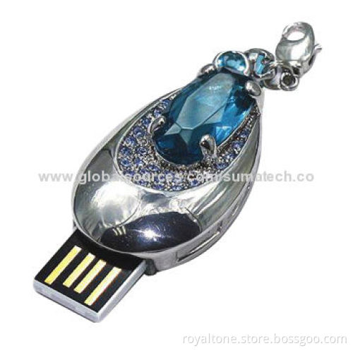 Jewelry USB Flash Drive for 8GB, Hardware Encrypt, Bootable and Auto-run Available